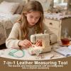 Metric Ruler with Leather Case view 4
