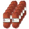 Frida's Wollhaus 10 x 50 g Fridas #Siebte Egyptian Cotton Yarn, 43 Colors (1225 | Terracotta) view 1