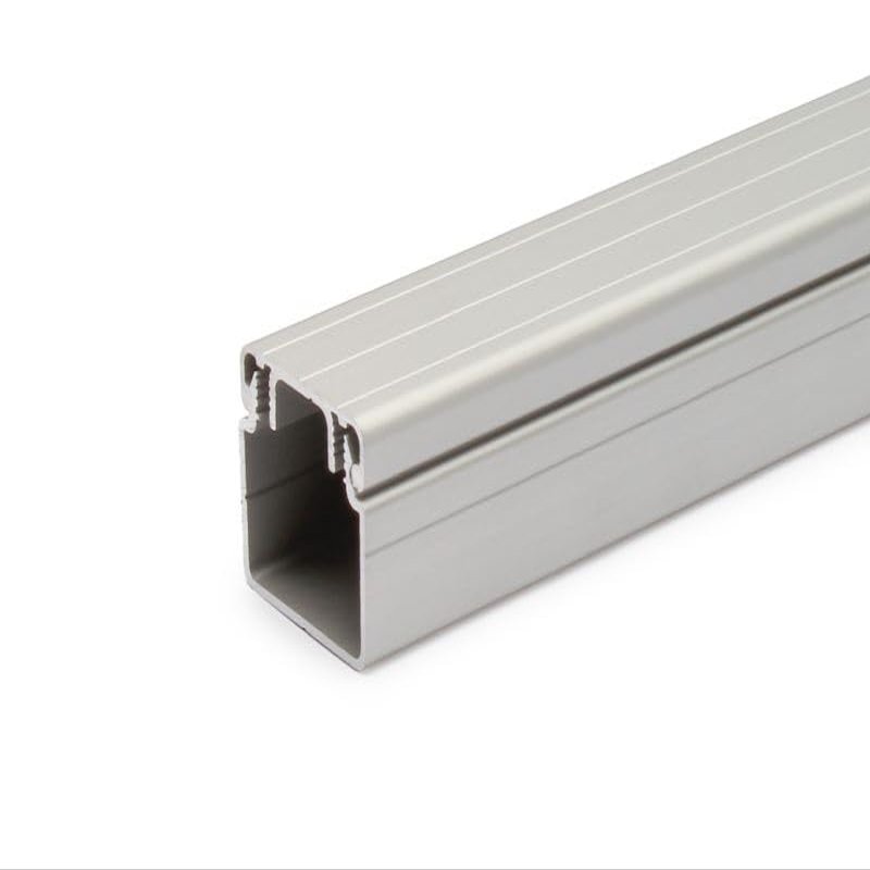 Aluminum Cable Duct and Cover, 30 x 30 Profile, 670 mm