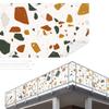 Stone-Look Balcony Privacy Screen 75 x 600 cm with Cable Ties view 1