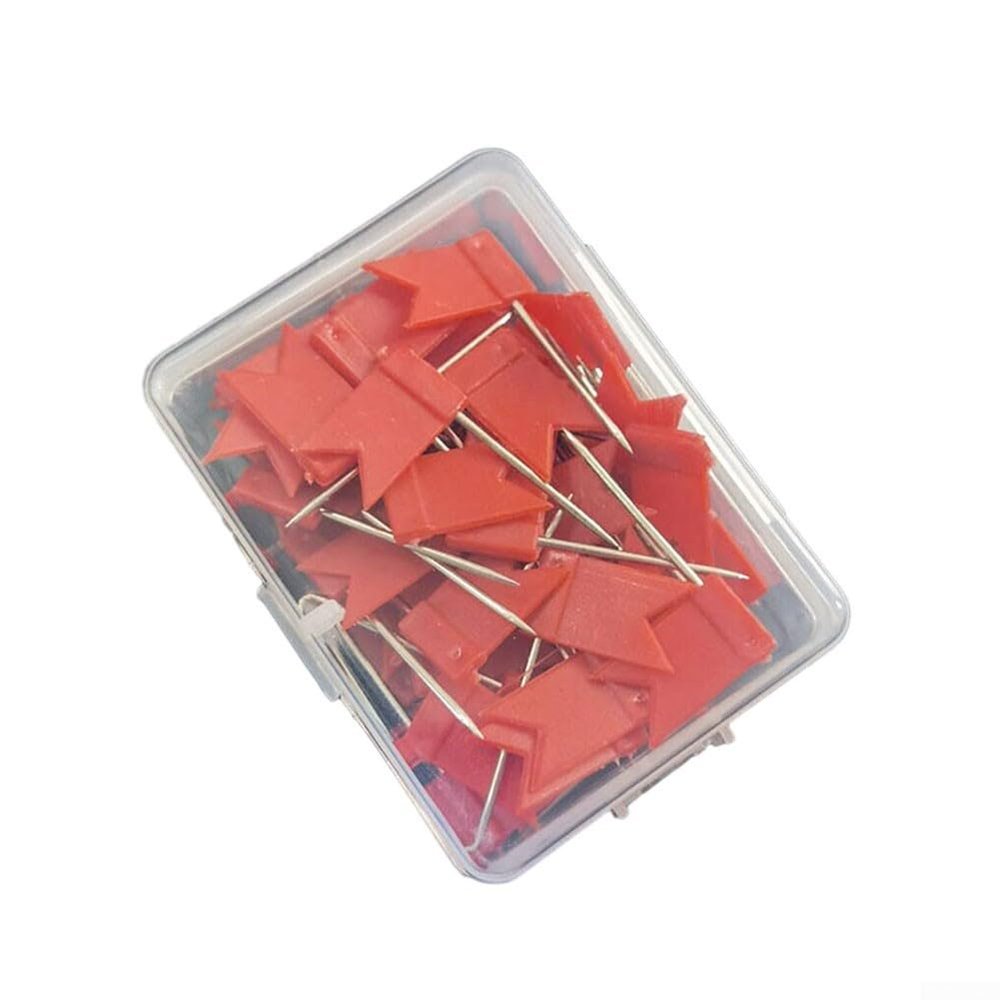 Colorful Flag Pins, 50 Pack