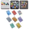 Colorful Flag Pins, 50 Pack view 4
