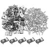 Wire Fence Clips, 200-Piece Stainless Steel Set view 1