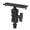 Tbest Universal Fish Finder Mounting Base with 360° Rotating Ball for Kayaks, Canoes and Boats view 2