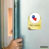 Chile Flag Heart Magnet 59mm view 2