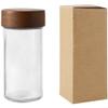 Coffee Bean Jar with Acacia Wood Lid view 1