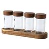 Coffee Bean Jar with Acacia Wood Lid view 3