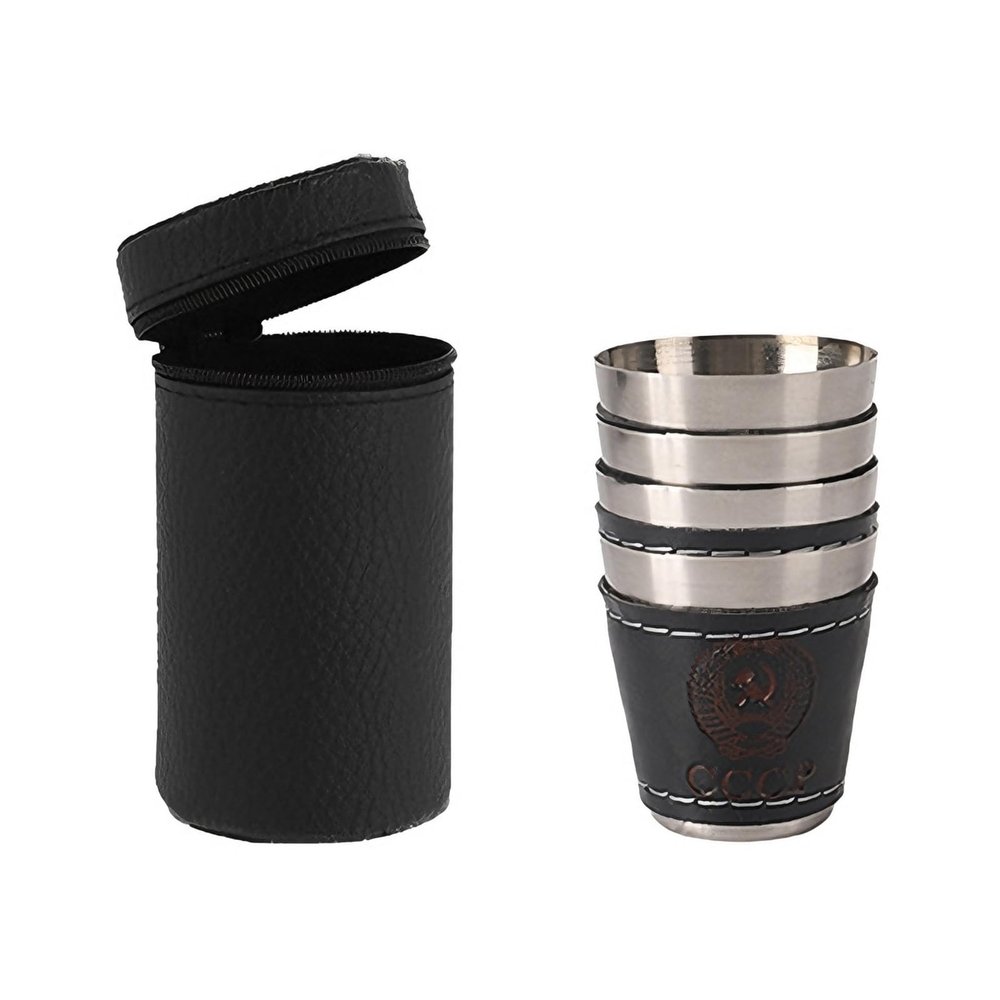 Hangsu 304 Stainless Steel Vodka Shot Glasses, Double-Wall Insulated