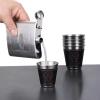Hangsu 304 Stainless Steel Vodka Shot Glasses, Double-Wall Insulated view 2