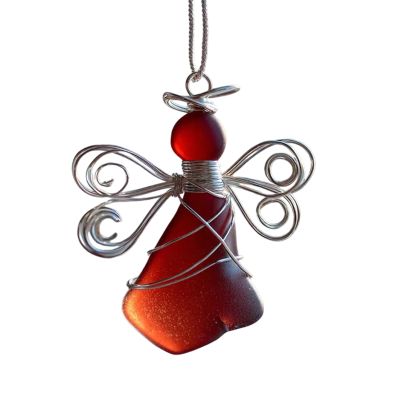Multicolored 2D Angel Ornament