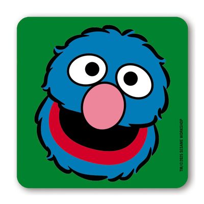 Logoshirt Sesame Street | Grobi | Coaster | Cork | 10x10cm