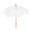 Cocoarm Vintage Lace Parasol, Handmade Wedding and Photo Shoot Accessory, Wooden Handle, White view 2