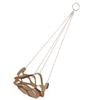 MOBUTOFU PU Leather Hanging Plant Pot Holder with Rope and Loop view 1