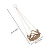 MOBUTOFU PU Leather Hanging Plant Pot Holder with Rope and Loop view 2