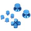 Acouto Metal ABXY and Joystick Buttons for PS5 Controller, Blue view 2