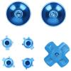 Acouto Metal ABXY and Joystick Buttons for PS5 Controller, Blue view 3