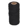 Zerodis Macrame Rope, Odorless Thick Rope for Tassel Crafts for Home Decoration (BLACK) view 1