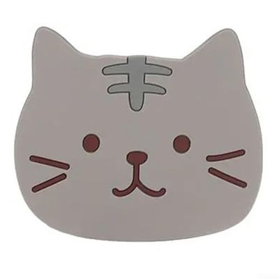Cat-Shaped Silicone Coaster