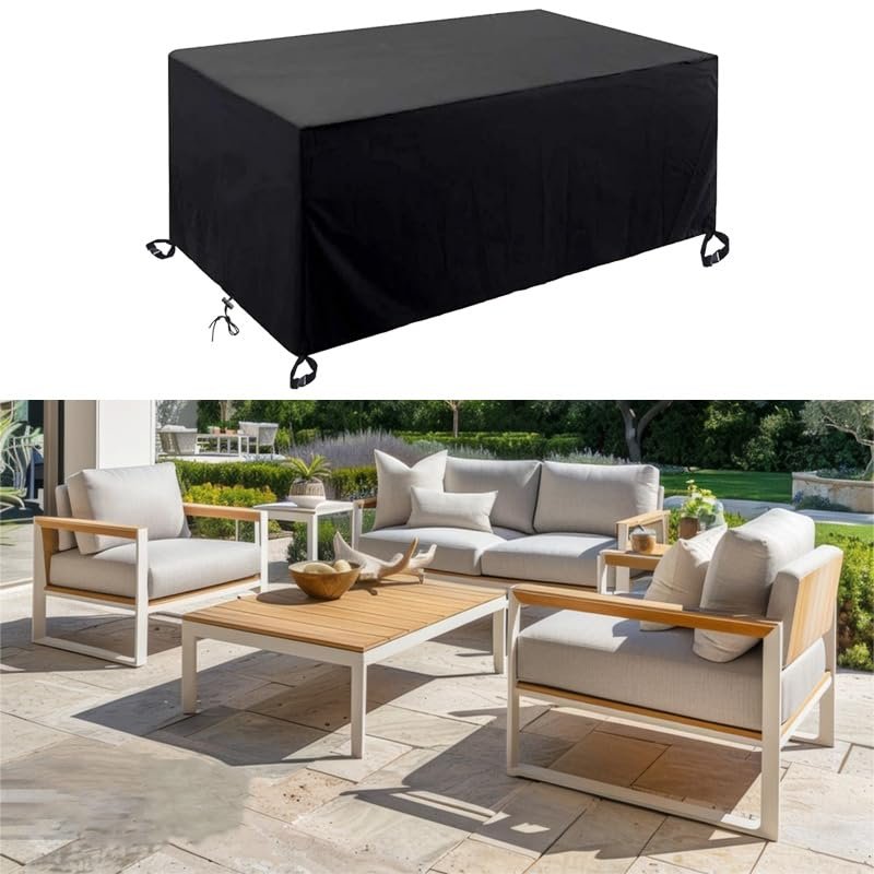 YEGRFJIS Outdoor Furniture Cover, 270 x 270 x 75 cm, 420D Oxford Fabric