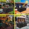 YEGRFJIS Outdoor Furniture Cover, 270 x 270 x 75 cm, 420D Oxford Fabric view 2
