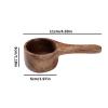 Walnut Wood Coffee Scoop view 2