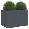 mtlskopl Anthracite Steel Planter 62 x 47 x 46 cm view 4