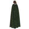 Tamiger Hooded Cloak for Women and Men with Mathematical Formula Print view 4
