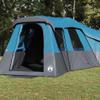Mokuyary Family Tent with Blue Roof, 762 x 655 x 218 cm, Taffeta Camping Tent for Picnics, Hiking & Trekking view 3