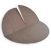 Round Folding Walnut Wood Table, 140 cm, Space-Saving Design view 1