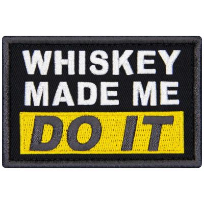 Embroidered Patch with Hook and Loop