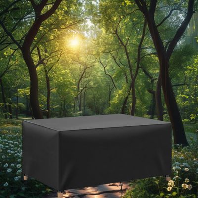 YEGRFJIS Waterproof Garden Furniture Cover, 160 x 125 x 50 cm, Black