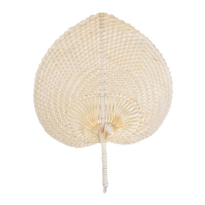 Handcrafted Bamboo Fan in Peach Shape