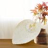 Handcrafted Bamboo Fan in Peach Shape view 2