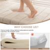 WLXFF Corduroy Bench Cushion, Light Gray, 160 x 40 cm view 4