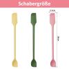 3-Piece Mini Silicone Spatula Set view 2
