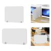 ZythrXLate Desk Partition, 1 pc, PVC Desktop Panel, White, Shatter-Resistant, 40 x 50 cm view 3