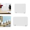 ZythrXLate Desk Partition, 1 pc, PVC Desktop Panel, White, Shatter-Resistant, 40 x 50 cm view 4