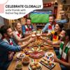 CATZUM 100-Pack Toothpicks with International Flags view 2