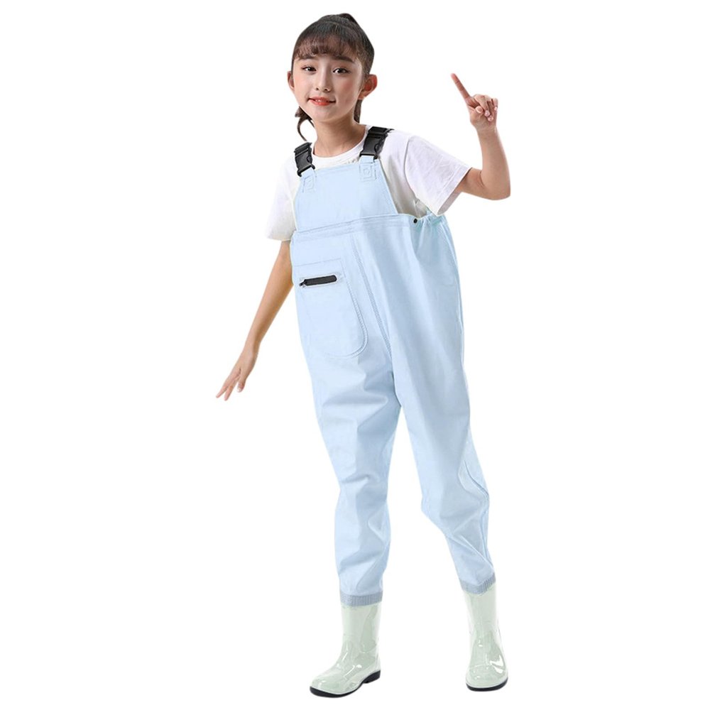 Kids' Chest Waders with Integrated Boots