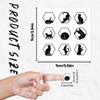 TNKBREEZE 450 Pcs Animal Stickers (Polygonal Cats) view 2
