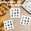 TNKBREEZE 450 Pcs Animal Stickers (Polygonal Cats) view 4