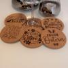 City Coaster - Round Cork Coaster 100 mm view 4