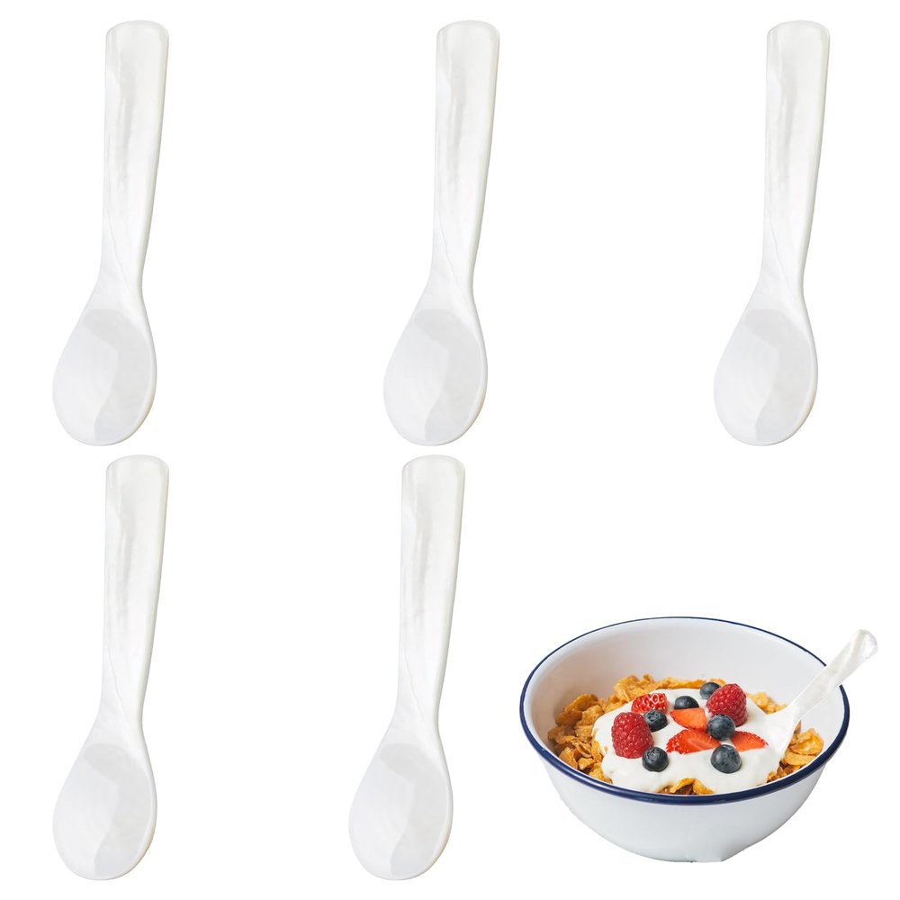 5-Piece Mother of Pearl Caviar Spoon Set