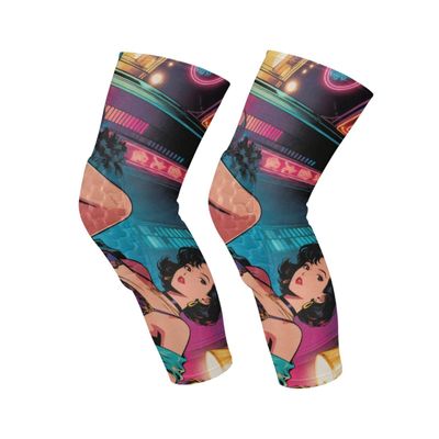 voucong Sexy Beauty Anime-Style Knee Pads for Wrestling, Volleyball, and Dance