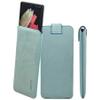 Suncase Genuine Leather Pouch Slim Edition for Xiaomi 17 Ultra 5G, Antique Turquoise view 1