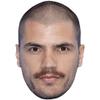 H. Diego Garcia (Buzz Cut) Cardboard Mask view 1
