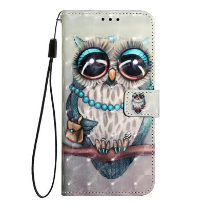 EuoDuo Compatible with Samsung Galaxy A71 5G, Owl Pattern PU Leather Wallet Flip Case