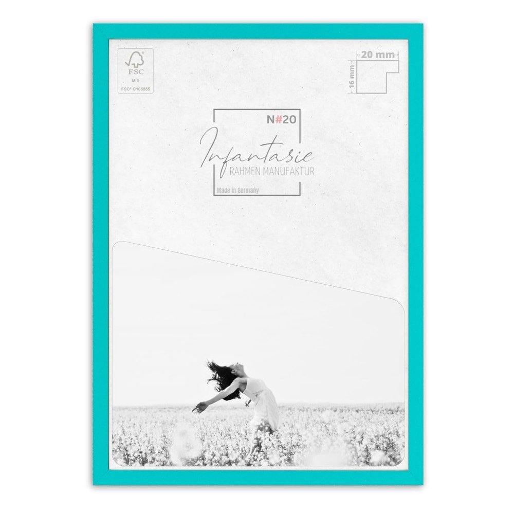 Infantasie N20 Picture Frame 50.8 x 76.2 cm, Turquoise MDF
