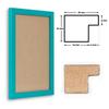 Infantasie N20 Picture Frame 50.8 x 76.2 cm, Turquoise MDF view 3