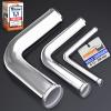 10-Pack 90° Stainless Steel Elbows, 16 mm OD, V2A 1.4301, Polished & Beaded view 1